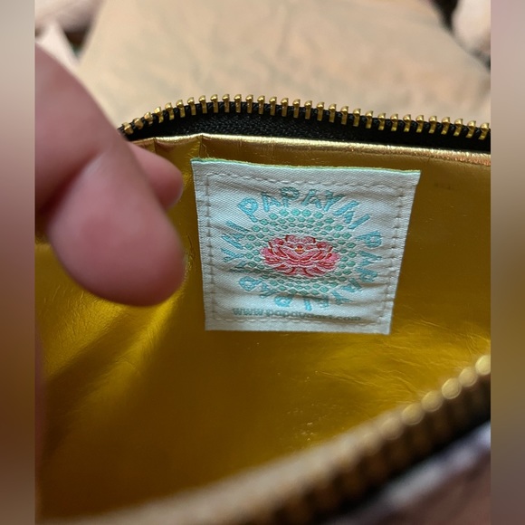 Papaya ‘From the Heart’ tassel bag/pouch - Picture 3 of 4